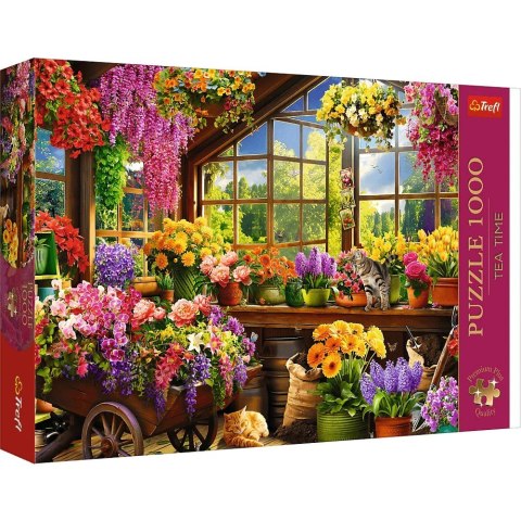 Puzzle 1000 elementów Premium Plus Przygotowania do wiosny