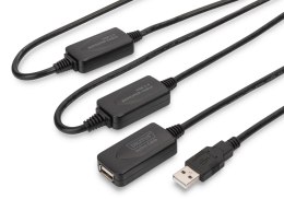 Kabel przedłużający aktywny DIGITUS DA-73103 USB 2.0 25m