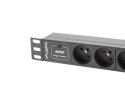 Listwa zasilająca Rack PDU 10 cali 1U 3x 230V PL 2m 10A czarna C14