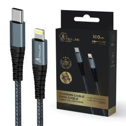 Kabel USB Typ-C do Lightning Smart Life 1m czarny