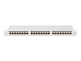 Patchpanel 24 port 1U KAT6A EK. PPSA-1024-S Szary