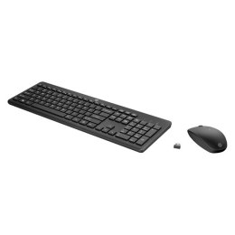 HP Wireless Keyboard & Mouse, zestaw klawiatura z myszą optyczną bezprzewodową, AAA, CZ/SK, multimedialny, USB-A Dongle rodzaj 2