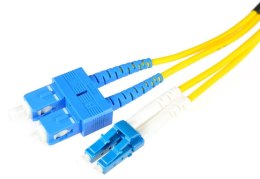 PATCHCORD ŚWIATŁOWODOWY SM SC/UPC-LC/UPC DUPLEX 2m