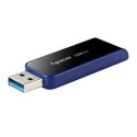 Apacer USB flash disk, USB 3.0, 64GB, AH356, czarny, AP64GAH356B-1, USB A, z wysuwanym złączem