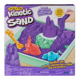 Piasek kinetyczny Kinetic Sand Zestaw Piaskownica Fioletowy