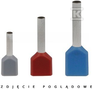 HI 2X6/14 (100SZT)KOŃCÓWKA KABLOWA