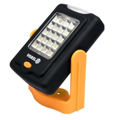 VOREL LAMPA RĘCZNA OBROTOWA 20+3 LED