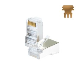 Wtyk RJ45 FTP STP kat. 5e, drut, Netrack (100 szt)