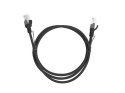 Patchcord kat.5e 1.0M UTP czarny