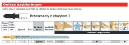 MILWAUKEE BRZESZCZOT DO WYRZYNARKI T744D 155mm KOMPLET - 5szt. DO DREWNA SZYBKIE CIĘCIE