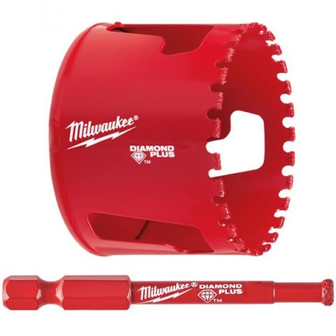 MILWAUKEE KORONA Z NASYPEM DIAMENTOWYM LUTOWANYM 12mm