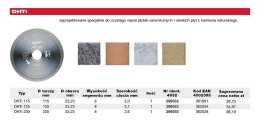 MILWAUKEE TARCZA DIAMENTOWA DHTi PEŁNA 125 x 22,2mm