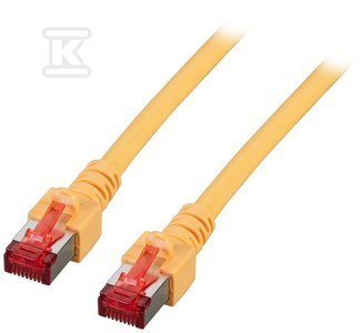 PATCHCORD RJ45 S/FTP 6 LSZH ŻÓŁ 2