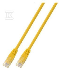 PATCHCORD RJ45 U/UTP 5E PVC CCA ŻÓŁ 3