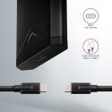 EEM2-UB2 Obudowa zewnętrzna aluminiowa, USB-C 3.2 Gen 2 - M.2 NVMe SSD, długość 42 do 80 mm Czarna