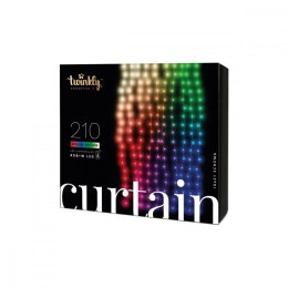 Inteligentna kurtyna Curtain 210 LED RGB+W 1,5/2,1m, przezroczysty przewód