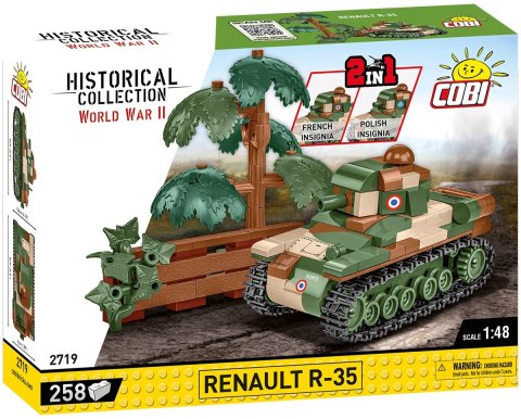 Klocki WWII Renault R-35 258 klocków