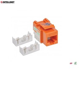 Moduł Keystone Intellinet RJ45 UTP Cat.6, pomarańczowy