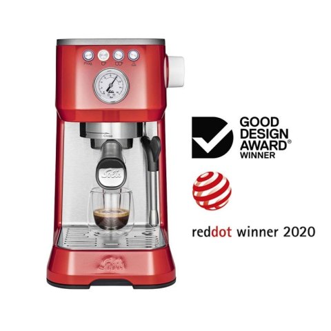 Ekspres kolbowy Barista Perfetta Plus czerwony