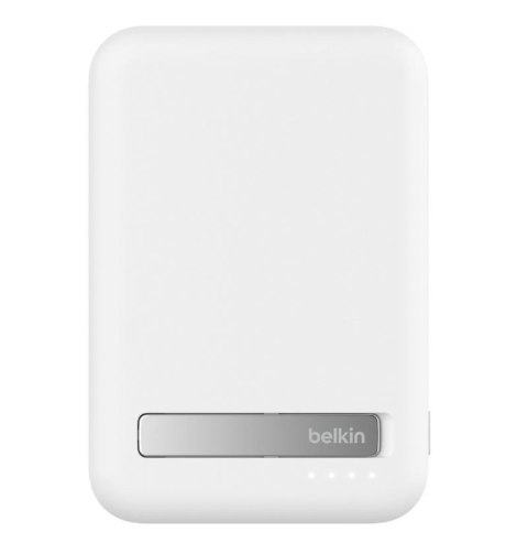 Powerbank ze standem 8000mAh Qi2 MagSafe Biały