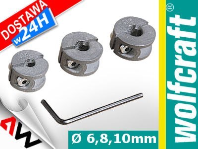 WOLFCRAFT OGRANICZNIK GŁĘBOKOŚCI 3szt. 6/8/10mm
