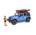 Pojazd Jeep Wrangler Rubicon z kajakiem i figurką