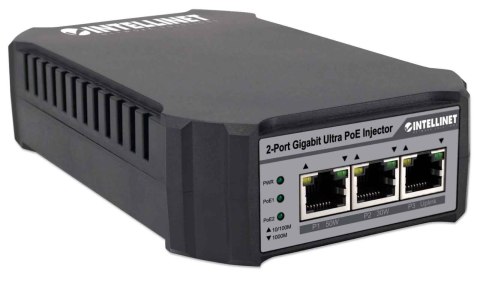 Zasilacz Ultra PoE Intellinet Gigabit Ethernet 1x RJ45 30W + 1x RJ45 50W 802.3af/at