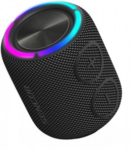 Głośnik bluetooth SIRIUS 2 MINI czarny moc 16W, LED, TWS