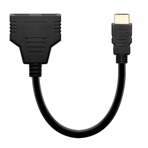 Pasywny splitter HDMI (M) - HDMI (Ż) x 2, AK-77