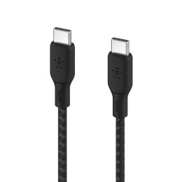 Kabel w oplocie USB-C do USB-C 100W 2m czarny