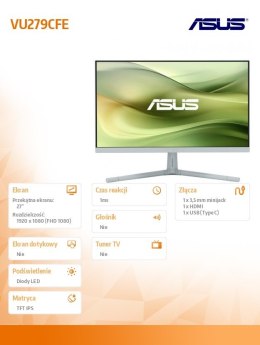 Monitor 27 cali VU279CFE-G VU IPS 100Hz HDMI USB-C 15W