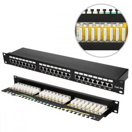 Patchpanel 24 porty CAT5E FTP V2