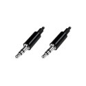 HP DHH-1601 słuchawki z mikrofonem, regulacja głośności, czarna, klasyczna typ 2x 3.5 mm jack