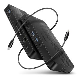 HMC-U4 Wieloportowy hub USB 12in1 USB 4.0 40Gbps LAN HDMI DP PD audio