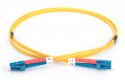 Patchcord FO Singlemode 09/125 OS2 LC-LC duplex 5m Żółty