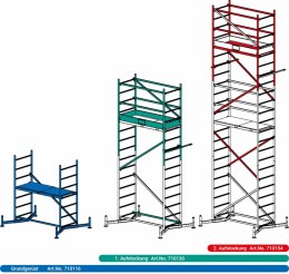 KRAUSE RUSZTOWANIE CLIMTEC DRUGA KONDYGNACJA 7,0m