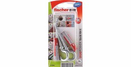 FISCHER KOŁEK DUOPOWER 10x50 Z HAKIEM OKRĄGŁYM /2szt.