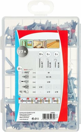 FISCHER ZESTAW KOŁKÓW PROFIBOX DUOPOWER + WKRĘTY + HAKI