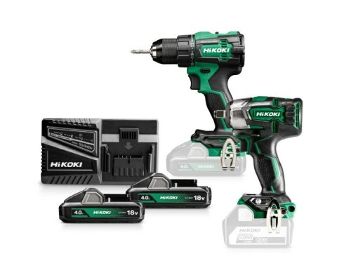 HIKOKI.ZESTAW 18V KC18DE WFZ (DS18DD + WH18DD) 2x4,0Ah HSC %%%