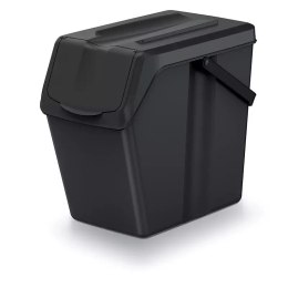 KEDEN KOSZ NA ŚMIECI SORTIBOX 25L - CZARNY RECYKLING