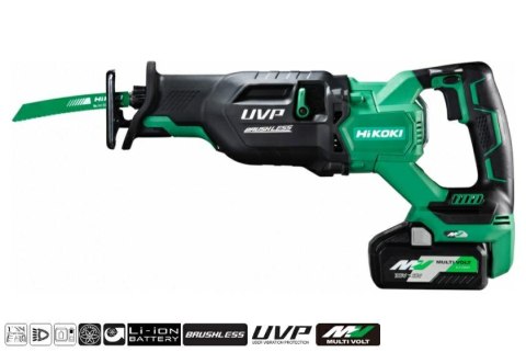 HIKOKI.PIŁA SZABLASTA 36V CR36DA WGZ 2x2,5Ah MV BL WALIZKA