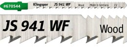 KLINGSPOR BRZESZCZOT DO WYRZYNARKI 100x5x1,45mm JS 941 WF /5szt.