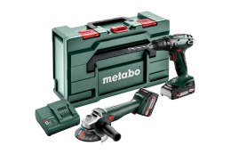 METABO.ZESTAW COMBO 18V 2.4.3 (BS18+W18) 1x4,0Ah, 1x2,0Ah METABOX +GŁOŚNIK ...