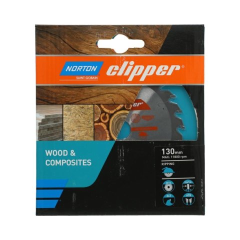 NORTON PIŁA TARCZOWA 130mm x 20mm x 24z DREWNO I KOMPOZYTY ATB (2,6 / 1,6) NORTON PIŁA TARCZOWA 130mm x 20mm x 24z DREWNO I KOMPOZYTY ATB (2,6 / 1,6)