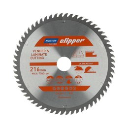 NORTON PIŁA TARCZOWA 216mm x 30mm x 60z LAMINATY I FORNIR (2,6/1,8)