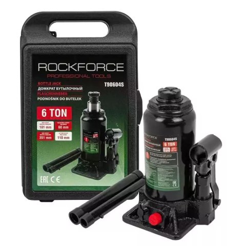 ROCKFORCE DŹWIGNIK TŁ.HYDRAULICZNY 6T 181 - 351mm /WALIZKA