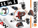 BLACK+DECKER NARZĘDZIE WIELOFUNKCYJNE MULTIEVO MT218KB ZESTAW STARTOWY Z GŁOWICĄ WKRĘTARSKĄ WALIZKA