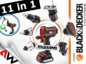 BLACK+DECKER NARZĘDZIE WIELOFUNKCYJNE MULTIEVO MT218KB ZESTAW STARTOWY Z GŁOWICĄ WKRĘTARSKĄ WALIZKA