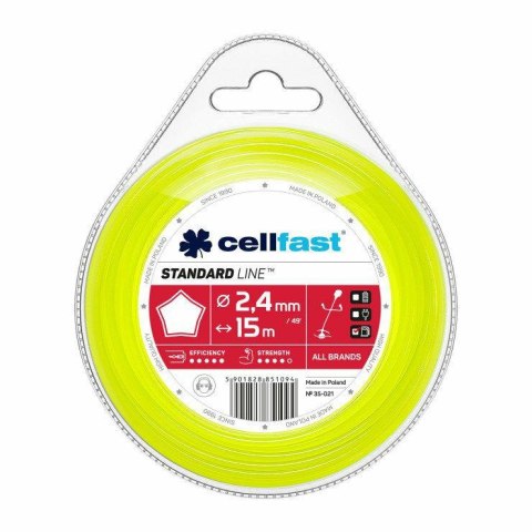 CELLFAST ŻYŁKA TNĄCA 3.0mm x 15m /GWIAZDKA