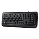 Genius KB-118 II COPILOT, klawiatura CZ/SK, klasyczna, wodoodporny rodzaj przewodowa (USB), czarna